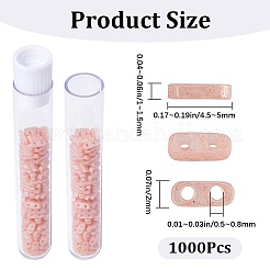 200Pcs 2-Hole Glass Seed Beads&nbsp;SEED-CN0001-20