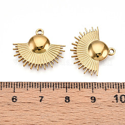 304 Stainless Steel Pendants&nbsp;STAS-N109-58G