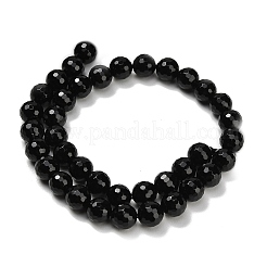 Natural Black Onyx Beads Strands&nbsp;G-C280-B01-10mm