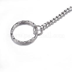 Tarnish Resistant 304 Stainless Steel Split Key Rings&nbsp;STAS-G085-13