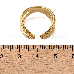 304 Stainless Steel Cuff Open Rings&nbsp;SA-CBAD22F-01G-D
