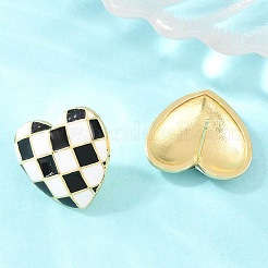 Brass Stud Earrings&nbsp;EJEW-G471-38G-04