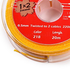 2-Ply Round Waxed Cotton Thread Cords&nbsp;YC-T004-01A-01