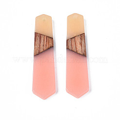 Resin & Walnut Wood Pendants&nbsp;LS-RESI-N025-020-B01