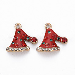 Rack Plating Alloy Enamel Pendants&nbsp;ENAM-S126-041-NR
