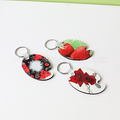 Sublimation Double-Sided Blank MDF Keychains&nbsp;ZXFQ-PW0001-051