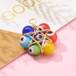 Handmade Lampwork Pendants&nbsp;PALLOY-JF00618-05
