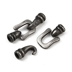 304 Stainless Steel Hook Clasps&nbsp;STAS-C127-02AS