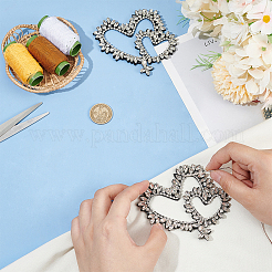 2Pcs Plastic Beads Iron on/Sew on Patches&nbsp;DIY-FG0005-68B