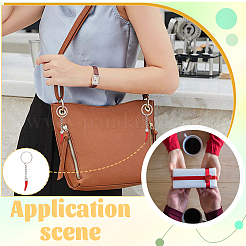 12Pcs 2 Colors Alloy Keychain&nbsp;KEYC-GA0001-47
