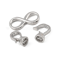 SHEGRACE Infinity Brass Fold Over Clasps&nbsp;XGRQ58794-791P-1