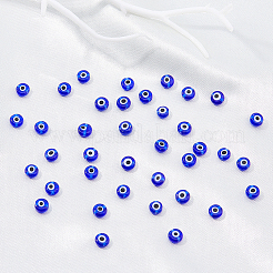 Handmade Evil Eye Lampwork Beads Strands&nbsp;LAMP-DC0001-21A