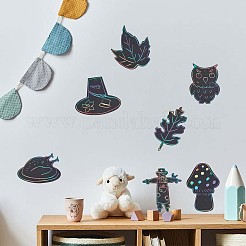 DIY Thanksgiving Day Scratch Art Paper Bookmark Making Kit&nbsp;DIY-WH0401-65
