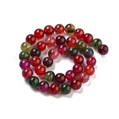 Dyed Natural Agate Beads Strands&nbsp;G-R262-10mm-1