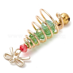 Glass & Alloy Pendants&nbsp;PALLOY-JF02990-03