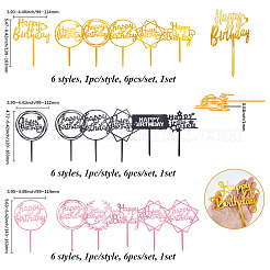 Acrylic Cake Toppers&nbsp;AJEW-SP0001-80