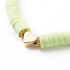 Polymer Clay Heishi Beaded Mobile Straps&nbsp;HJEW-JM00464-02