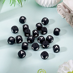 20Pcs Food Grade Eco-Friendly Silicone Beads&nbsp;SIL-TADJ0001-04A