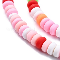 Handmade Polymer Clay Beads Strands&nbsp;CLAY-N008-008N