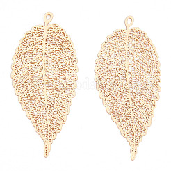 Rack Plating Brass Filigree Big Pendants&nbsp;KKC-T001-55KC