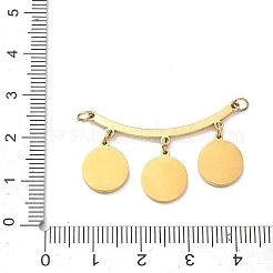 304 Stainless Steel Religious Medal Connector Charms&nbsp;STAS-D224-02G