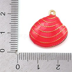 Brass Enamel Pendants&nbsp;KK-I352-07G-A