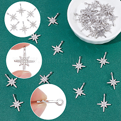 30Pcs Alloy with Rhinestone Pendants&nbsp;FIND-SC0023-34P