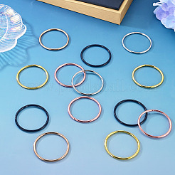 20Pcs 5 Colors Iron Rings&nbsp;FIND-TA0011-03