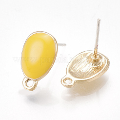 Alloy Stud Earring Findings&nbsp;PALLOY-S177-40F
