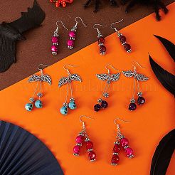 DIY Leaf Dangle Earring Making Kit&nbsp;DIY-SZ0008-05