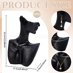 Bust Shaped Resin Necklace Display Stands&nbsp;NDIS-WH0003-017
