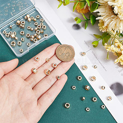 60Pcs 3 Styles Brass Beads&nbsp;KK-BC0012-39