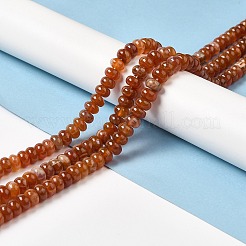 Natural Fire Crackle Agate Beads Strands&nbsp;G-G0004-A01-B