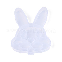 Easter Rabbit 13 Grids Plastic Bead Storage Containers with Hinged Lid&nbsp;CON-T001-04
