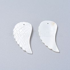 Natural Freshwater Shell Pendants&nbsp;SHEL-L012-002