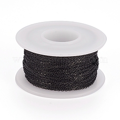 304 Stainless Steel Cable Chains&nbsp;CHS-D005-02B