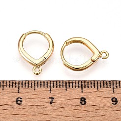 Brass Hoop Earring Finding&nbsp;KK-N261-63G