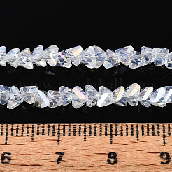 Electroplate Imitation Jade Glass Beads Strands&nbsp;X-GLAA-N023-4mm-01