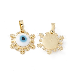Handmade Evil Eye Lampwork Pendants&nbsp;LAMP-G157-04G-13
