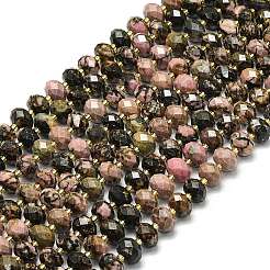 Natural Rhodonite Beads Strands&nbsp;G-P573-A27-01