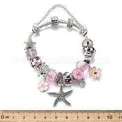 Alloy Enamel European Beads Charm Bracelets&nbsp;BJEW-F495-08P