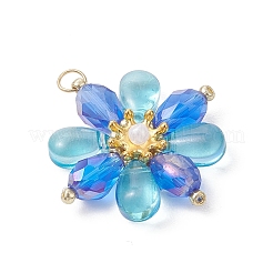 Glass Beaded Pendants&nbsp;PALLOY-MZ01186-02