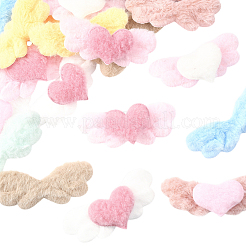 50Pcs 10 Styles Wing Imitation Rabbit Hair Ornament Accessories&nbsp;DIY-SC0032-27