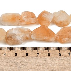 Frosted Raw Rough Heated Natural Citrine Beads Strands&nbsp;G-G282-A01-01