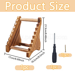 Wood Sword Display Riser Stands&nbsp;ODIS-WH0030-249