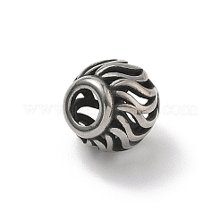 304 Stainless Steel European Beads&nbsp;STAS-H238-09A-AS