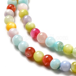 Dyed Natural Freshwater Shell Beads Strands&nbsp;SHEL-G014-05B-02