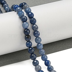 Dyed & Heated Natural Blue Aventurine Beads Strands&nbsp;G-E571-A10-01