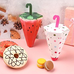 20Pcs 2 Styles Umbrella Paper Pierced Candy Boxes&nbsp;CON-CJ0001-24