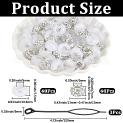 3Pcs Acrylic Hair Pin Bun Maker&nbsp;OHAR-PA0001-01C